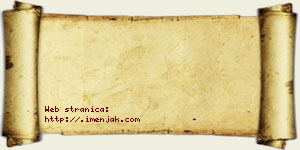 Nadja Alimpić vizit kartica